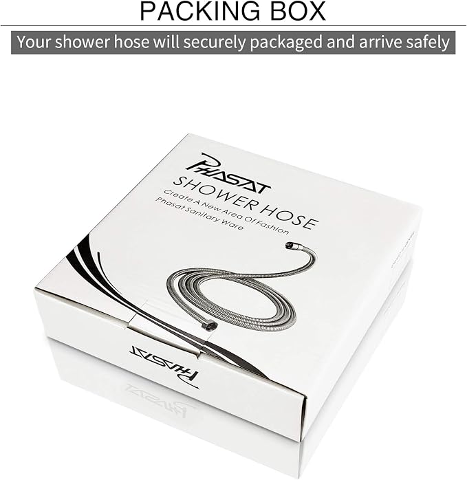 PHASAT 98-Inch Long Indoor Outdoor Shower Tube Replacement Stainless Steel - Image 7