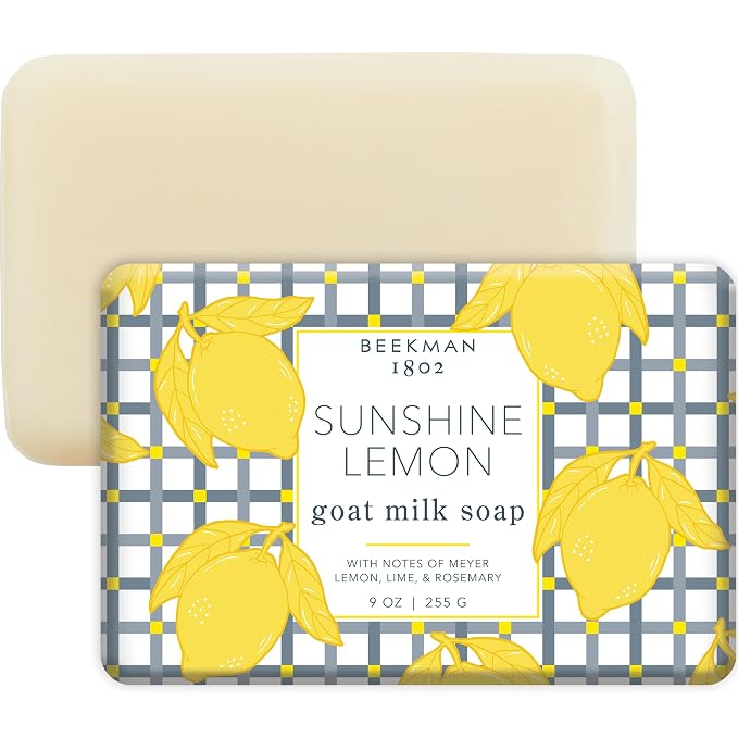 Beekman 1802 Goat Milk Body Soap Bar, Sunshine Lemon by Beekman1802