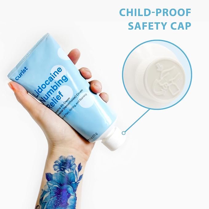 Curist 5% Lidocaine Numbing Cream - 6 oz XL Tube - Soothing Numbing Cream - Image 6