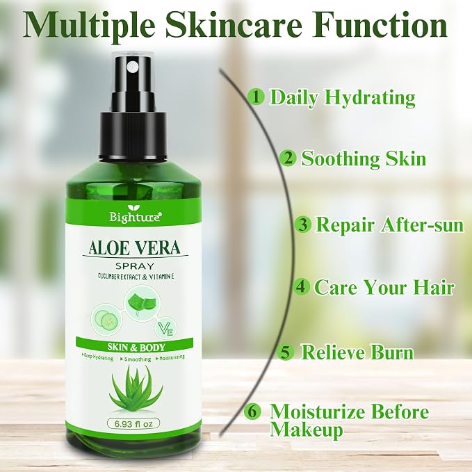 Aloe Vera Spray from Freshly Cut Pure Aloe, Aloe Vera - Image 4
