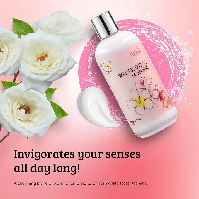 Home Spa Gift 10oz Deep Moisturizing Fragrance Body Lotion & 8 oz. Fine - Image 6