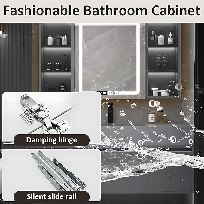 80IN Bathroom Vanity with Sink - Image 6