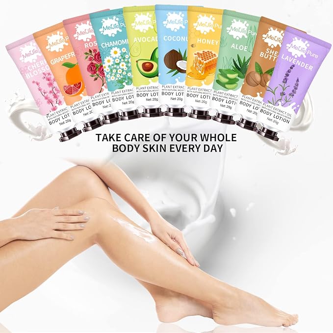 20 Pack Lotion for Women, Body Lotion for Dry Skin, Stocking Stuffers for Women - Image 7