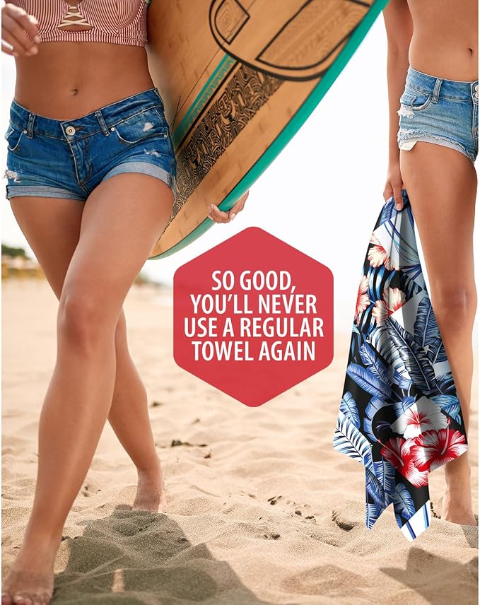 VENTURE 4TH Microfiber Beach Towel: Quick-Dry, Sandproof and Lightweight - Image 9