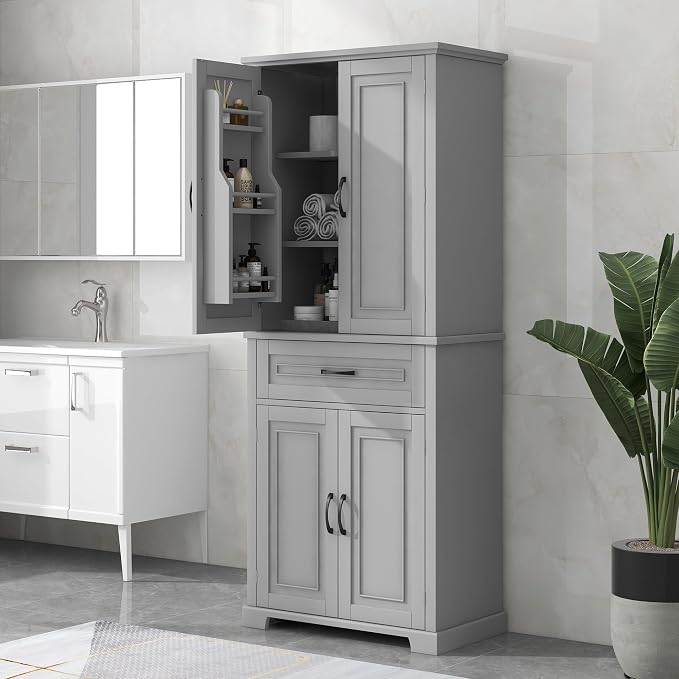 Favfurish 72" Tall Bathroom Storage Cabinet by Favfurish