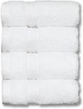 Milara Turkish Super-Plush Wash Cloths Set 4-Piece | Premium 100% Cotton by MilaraCreations