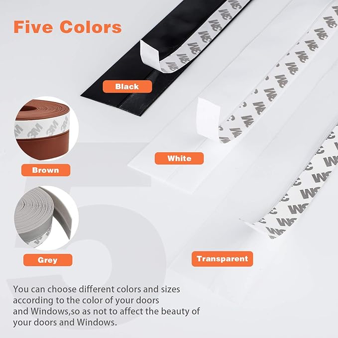 26 Feet Silicone Seal Strip, Weather Stripping - Image 4