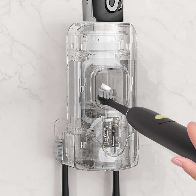 Automatic Toothpaste Dispenser Wall Mounted by TuCao