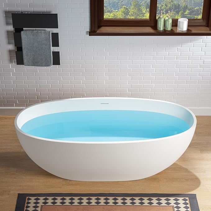 WOODBRIDGE 67 in. x 30.75 in. Stone Resin Luxury Contemporary Solid Surface - Image 16