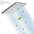 Hibbent Thickness Metal Rain Shower Head, 8 Inch High Pressure Rainfall Shower by Hibbent