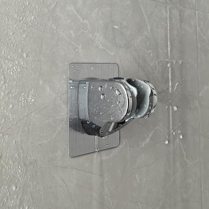 Strong Adhesive and Waterproof Shower Head Holder, Adjustable Handheld Shower - Image 8
