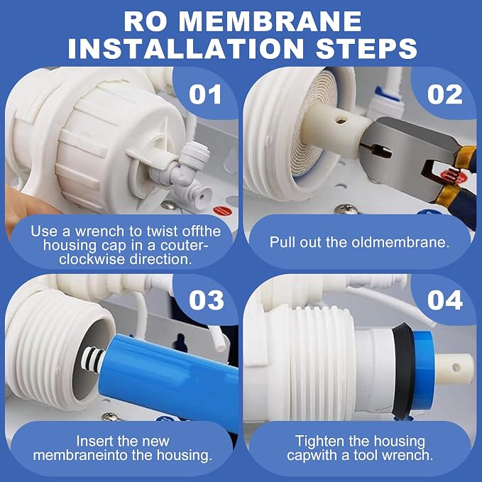 2012-150 GPD Universal Reverse Osmosis RO Membrane Element, - Image 6