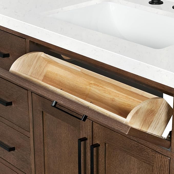 ARIEL Hepburn 66 Inch Single Rectangular Sink Bathroom Vanity - Image 14