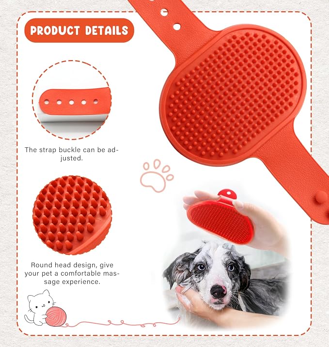 Cat Grooming Kit Set with Pet Shedding Slicker Brush Nail Clipper Trimmer Pet - Image 7