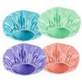 AmazerBath Shower Cap, Double Layers Hair Cap by AmazerBath