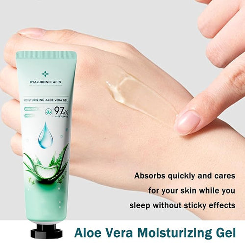 16PCS Aloe Vera Gel for Face and Body, Hydrating Aloe Vera Gel, Cooling - Image 2