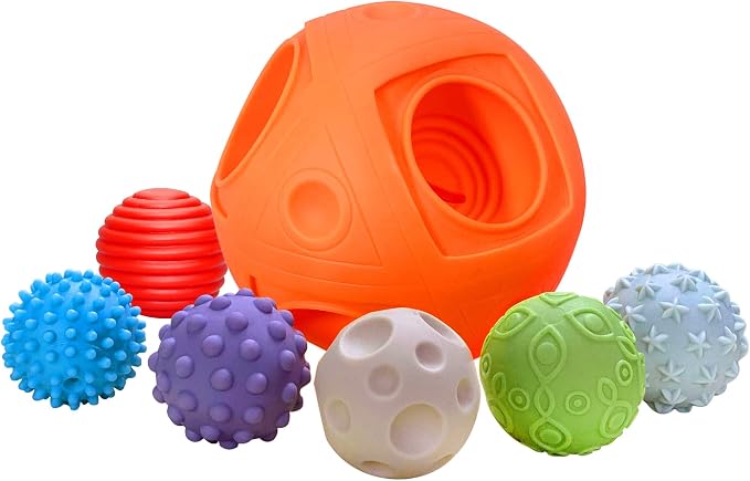 Balls for Toddlers 1-3 Baby Sensory Toys, Montessori Toys for Babies 6-12 by ROHSCE