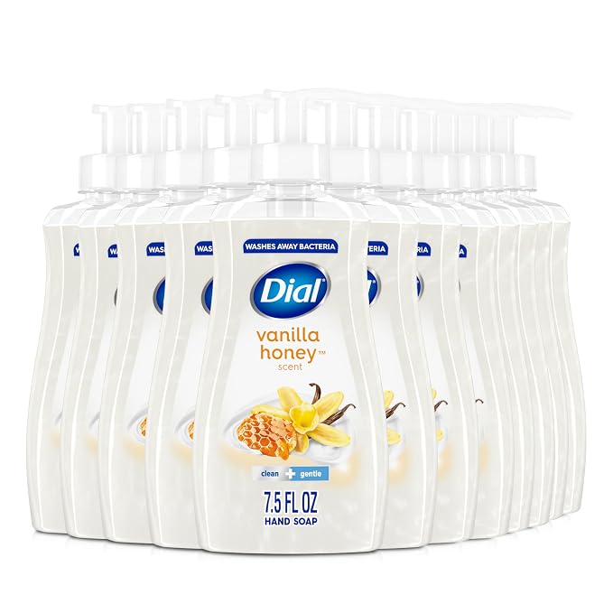 Dial Liquid Hand Soap, Vanilla Honey, 7.5 fl oz by DialSoap