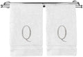 Monogrammed Hand Towel, Personalized Initial Gift, Extra Absorbent 100% Turkish by BareCotton