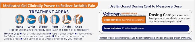 Voltaren Arthritis Pain Relief Gel, Diclofenac Sodium, Clinically Proven - Image 14
