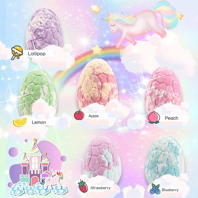 Bath Bombs for Kids with Toys Inside Bath Bombs for Girls with Surprise Inside - Image 2