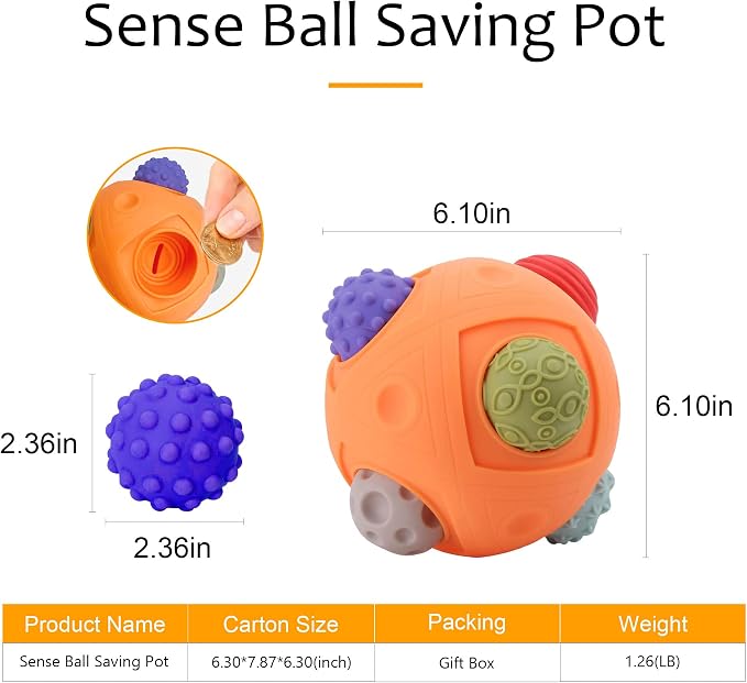 Balls for Toddlers 1-3 Baby Sensory Toys, Montessori Toys for Babies 6-12 - Image 7