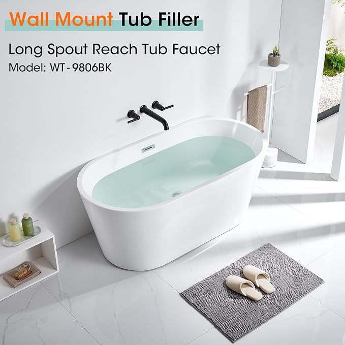 Wall Mount Tub Filler Tub Faucet - Image 2