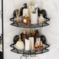 TAILI Powerful Suction Cup Corner Shower Caddy 2 Pack, Stainless Steel by TAILI
