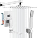 gotonovo Shower System with Tub Spout Wall Mounted Rain Shower Head and Handle by HOME