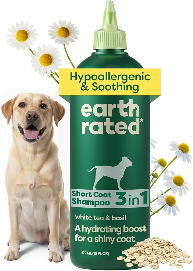Earth Rated Hypoallergenic 3-in-1 Soothe Dog & Puppy Shampoo & Conditioner by EarthRated
