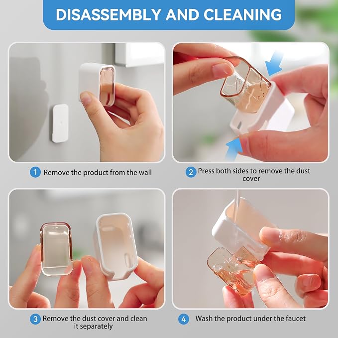 Toothbrush Holders for Bathrooms, Single Toothbrush Dispenser Storage Organizer - Image 6