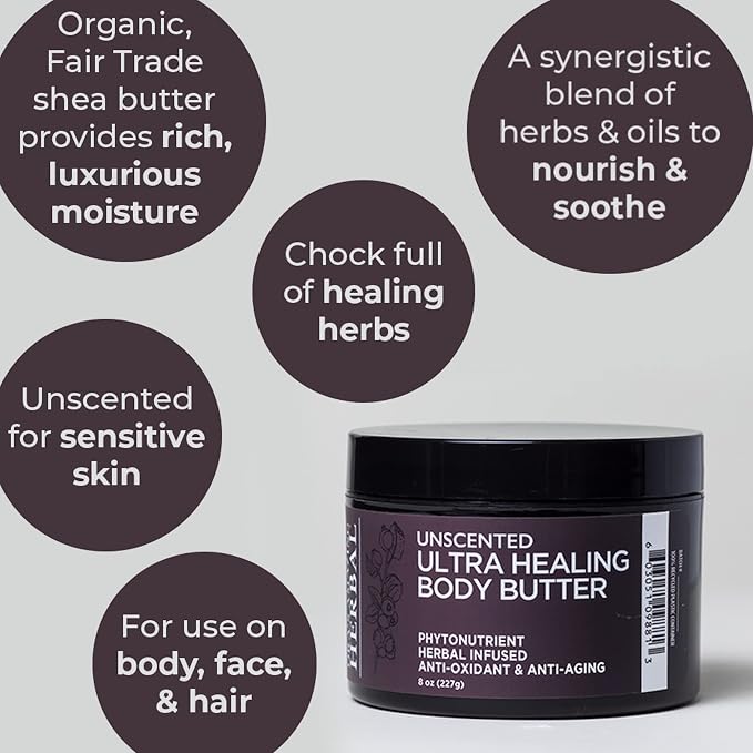 Ora's Amazing Herbal Unscented Moisturizer Travel Set, Touchy Skin Salve - Image 4