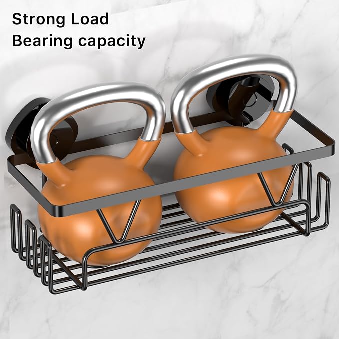 KEGII Shower Caddy Suction Cup – Removable Suction Bathroom Organizers Shelf - Image 5