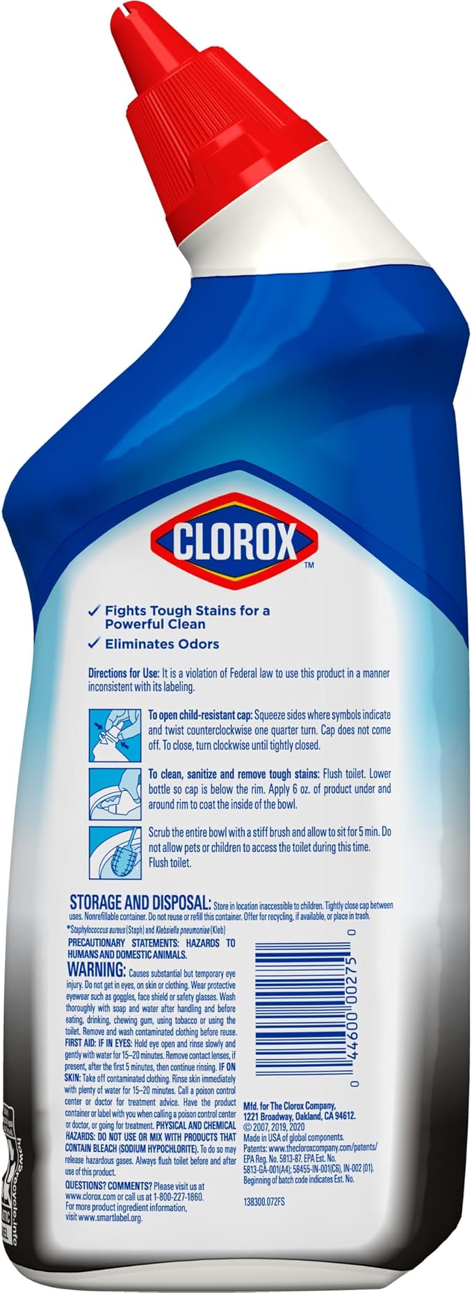 Clorox Toilet Bowl Cleaner Lime & Rust Destroyer 24 Ounces - Image 10