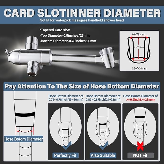 YDmeet All Metal Shower Diverter Valve - Image 6