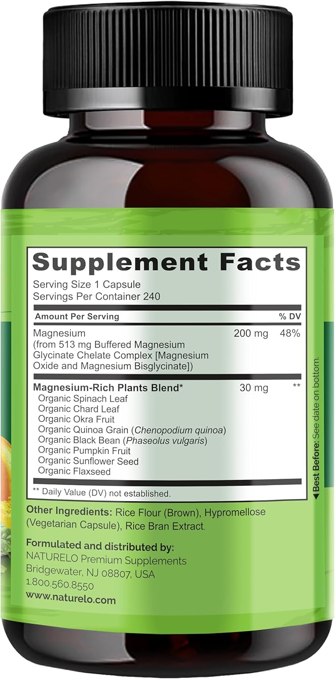 NATURELO Magnesium Glycinate Chelate Complex - Image 6