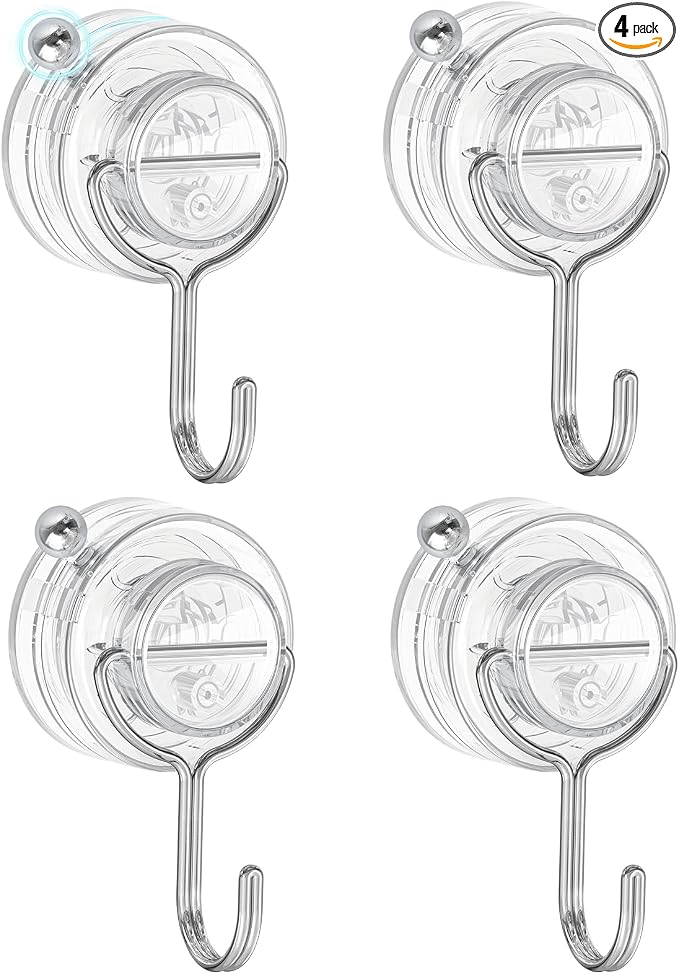 Suction Cup Hooks for Shower, Upgrade Clear Suction Towel Hooks Heavy Duty by Jadkysarh