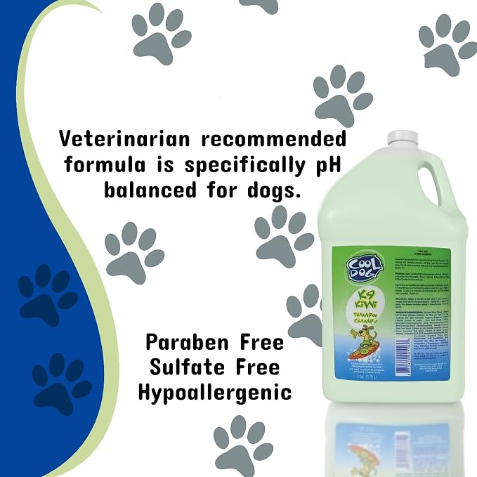 Pet Silk Cool Dog K-9 Kiwi Cucumber Shampoo, 128 Ounce - Image 5