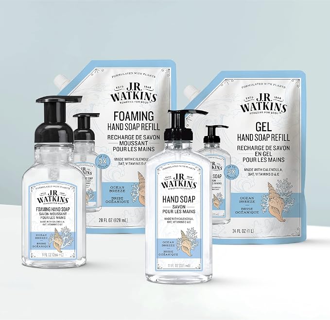 J.R. Watkins Gel Hand Soap, Scented Liquid Hand Wash - Image 3