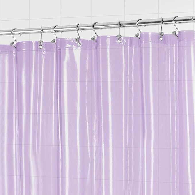 Barossa Design Clear Lavender Shower Curtain Liner - Image 3