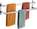 KOKOSIRI Towel Bars Bath Towel Holders 32 Inches Chrome Bathroom 2-Tiers Ladder by KOKOSIRI