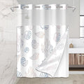 No Hook Shower Curtain Set by Mightree