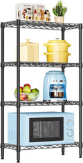 IZEUK 4 Tier Steel Storage Shelves, Heavy Duty Metal Shelf Wire Shelving Rack by IZEUK