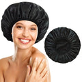 Shower Cap Reusable Waterproof, Terry Lined Shower Caps by choshion