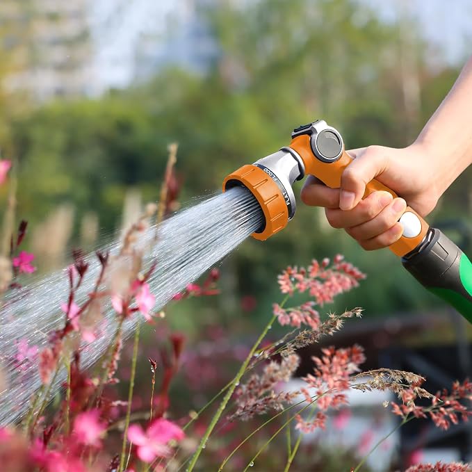 RESTMO Heavy Duty Hose Nozzle, Metal Garden Water Hose Sprayer - Image 8