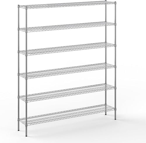 14" Deep x 72" Wide x 86" Height Wire Shelving Kit | 6-Tier | NSF Commercial by Regal+Altair