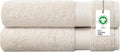 Delara 100% Organic Cotton Towels 650 GSM Plush Feather Touch Quick Dry Bath by Delara