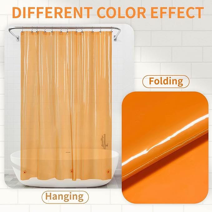 Barossa Design Extra Long Shower Curtain Liner - Image 2