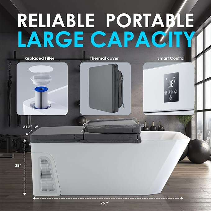 Cold Plunge Tub, Ice Bath Tub - Image 2