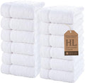 Hawmam Linen Luxury Cotton Washcloths 13x13 Inch by HawmamLinen
